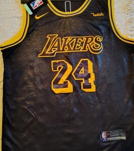 Nike Lakers Black and Gold Jersey